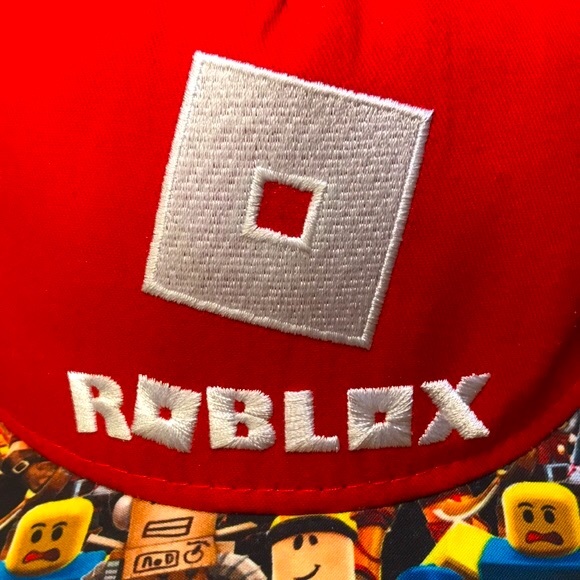 Official Roblox Red Snap Back Trucker Hat / Baseball Cap - Youth OSFM - Picture 3 of 12